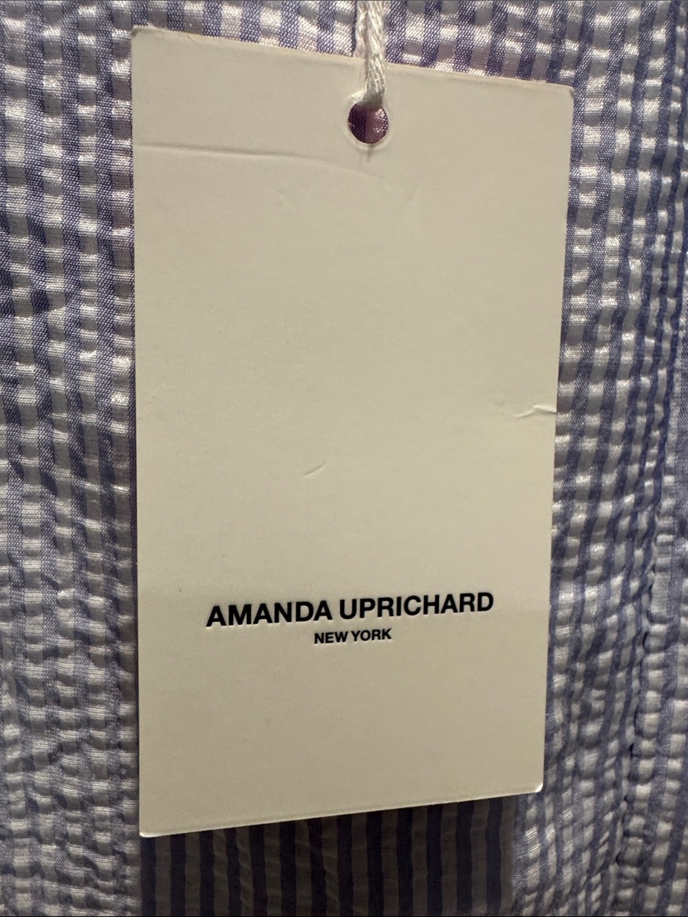 Amanda Uprichard NWT Casella Stripe High-Low Ruffle Dress with Waist Tie - Picture 8 of 15